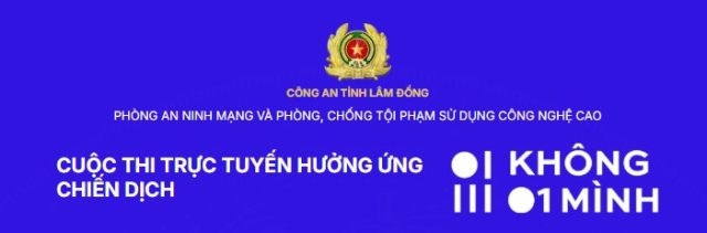 Cuộc thi trực tuyến hưởng ứng chiến dịch tôi không một mình