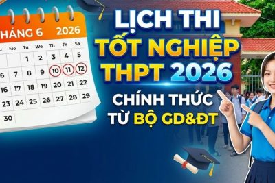LỊCH THI TỐT NGHIỆP THPT NĂM 2026