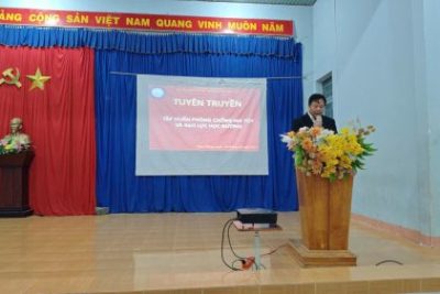 TUYÊN TRUYỀN PHÒNG CHỐNG MA TÚY VÀ BẠO LỰC HỌC ĐƯỜNG