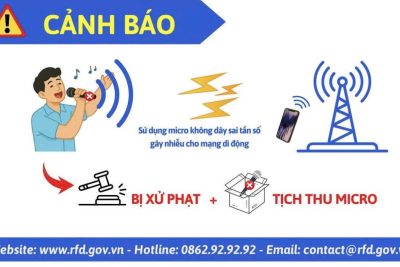 TUYÊN TRUYỀN VỀ VIỆC KHÔNG SẢN XUẤT, NHẬP KHẨU, KINH DOANH, SỬ DỤNG MICRO KHÔNG DÂY CÓ TẦN SỐ HOẠT ĐỘNG KHÔNG ĐÚNG QUY ĐỊNH