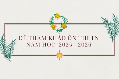 Đề tham khảo ôn thi tốt nghiệp