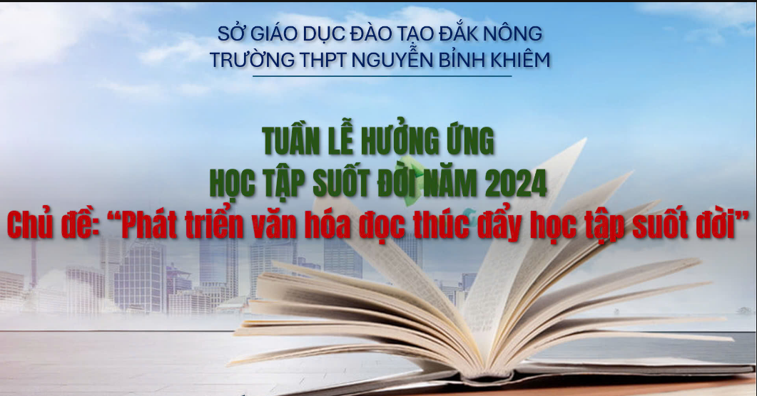 Một số hình ảnh hưởng ứng Tuần lễ học tập suốt đời 2024